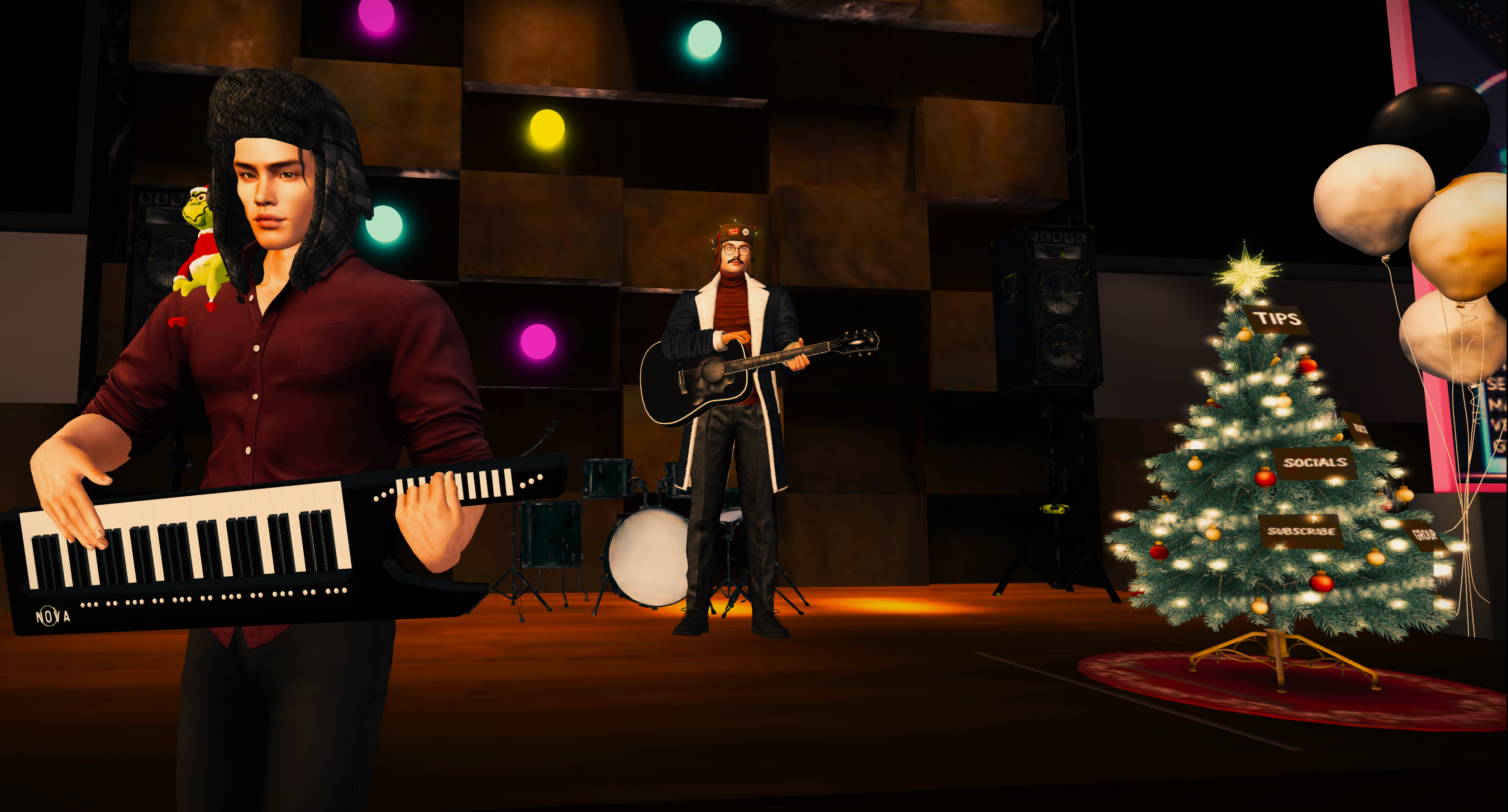 These are the photos that i took of the live singers at the launch party!