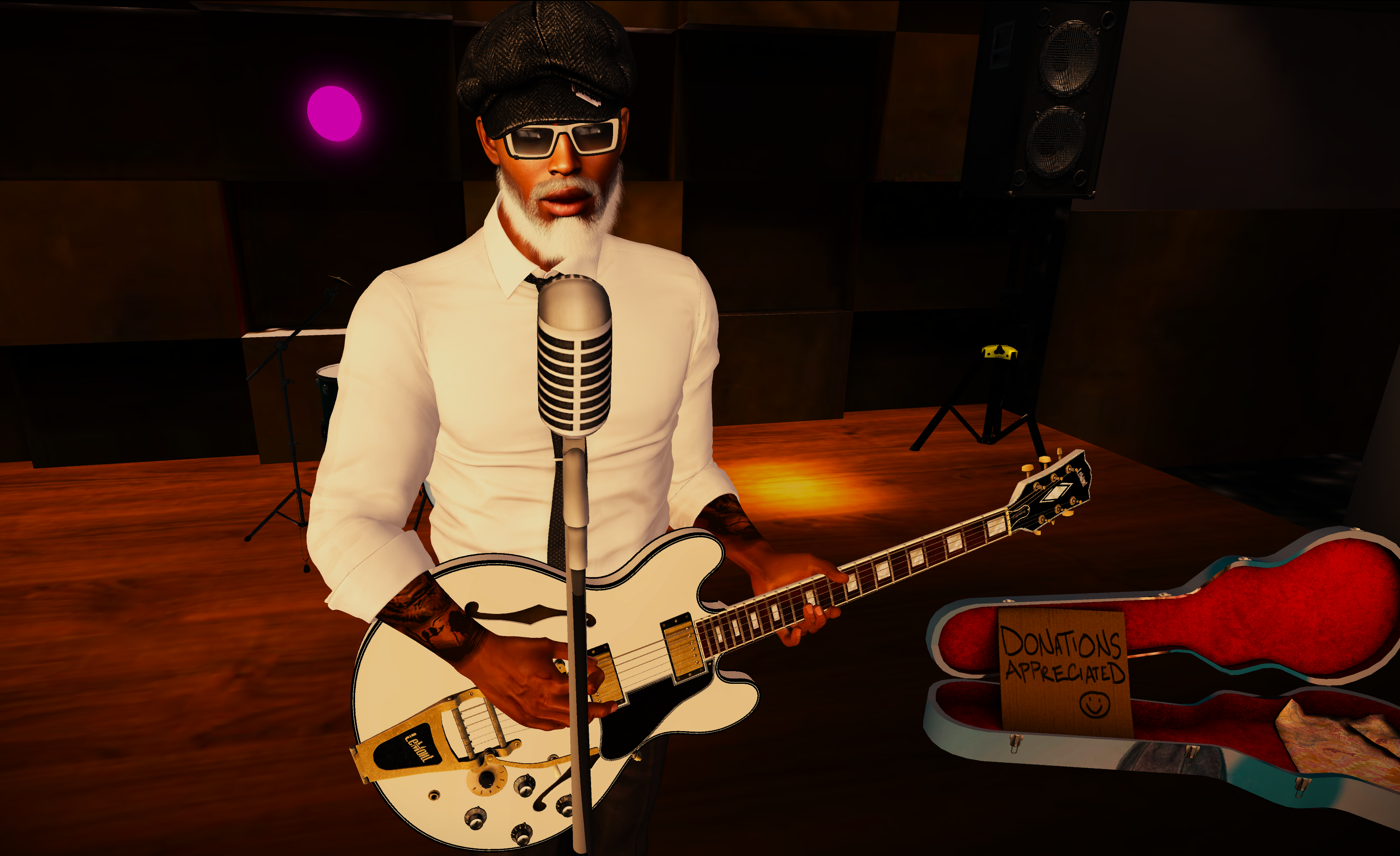 These are the photos that i took of the live singers at the launch party!